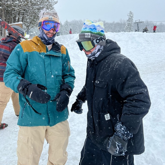 Custom Hand Sewn 4 Point Fleece Reversible Beanie - Picture 6 of 14